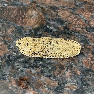 28" Italian 10-Karat Solid Yellow Gold Curb Chain NWOT